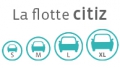 Présentation des 4 catégories de voitures de la flotte Citiz